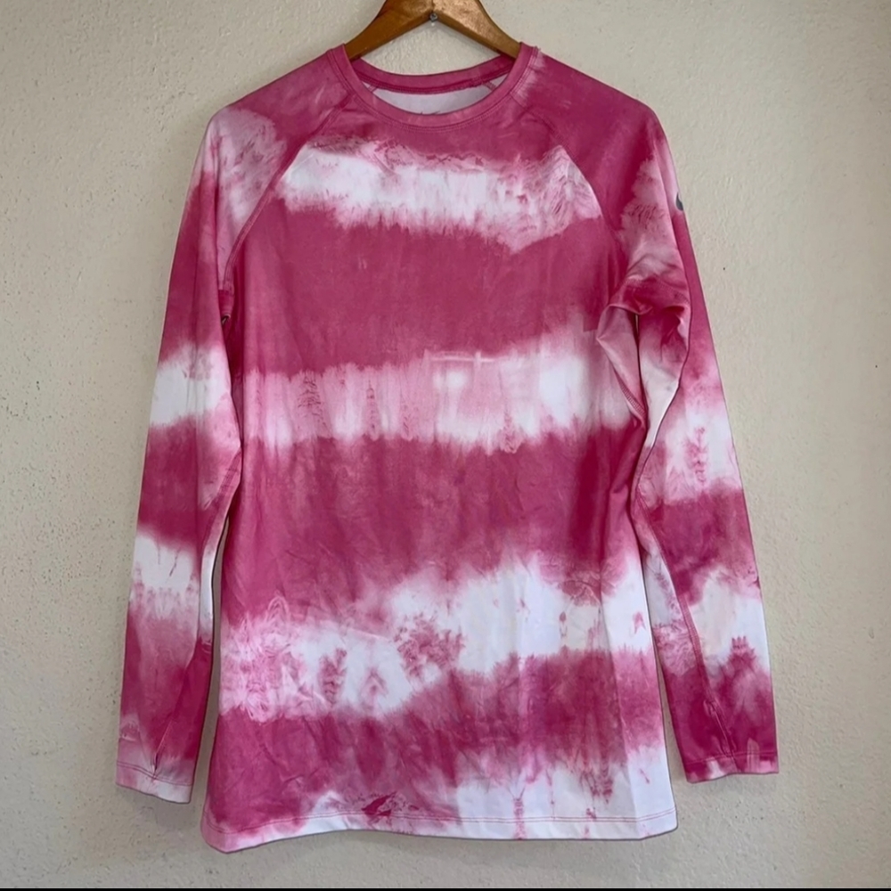 Nike Pro Combat Dri-Fit Pink Tie Dye Fitted
